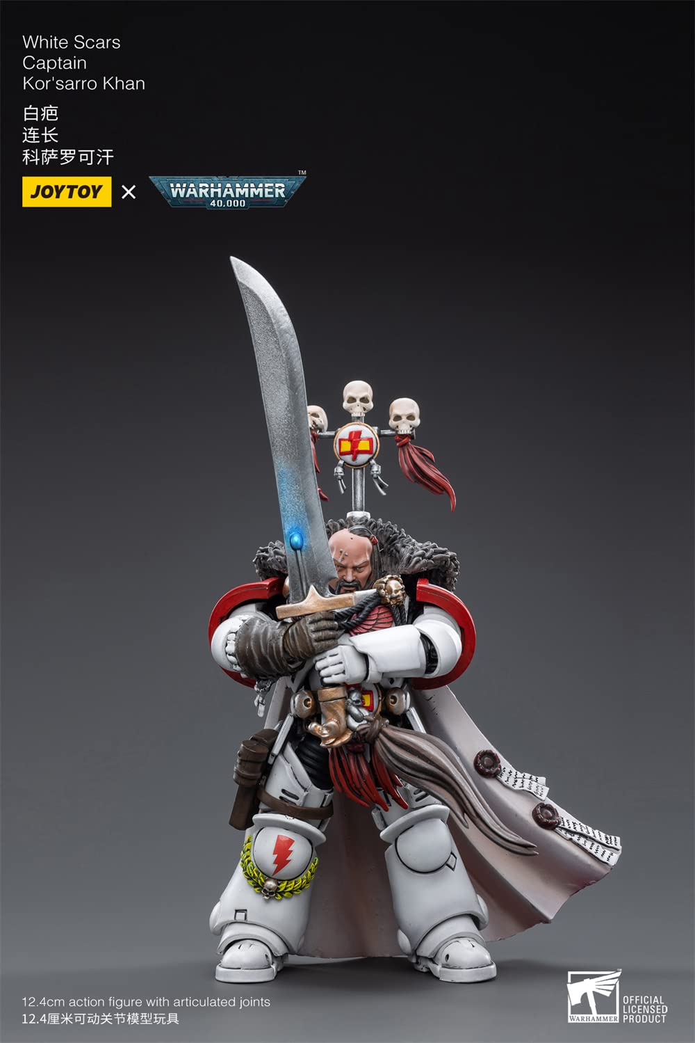 HiPlay JoyToy Warhammer 40K White Scars Captain Kor'sarro Khan 1